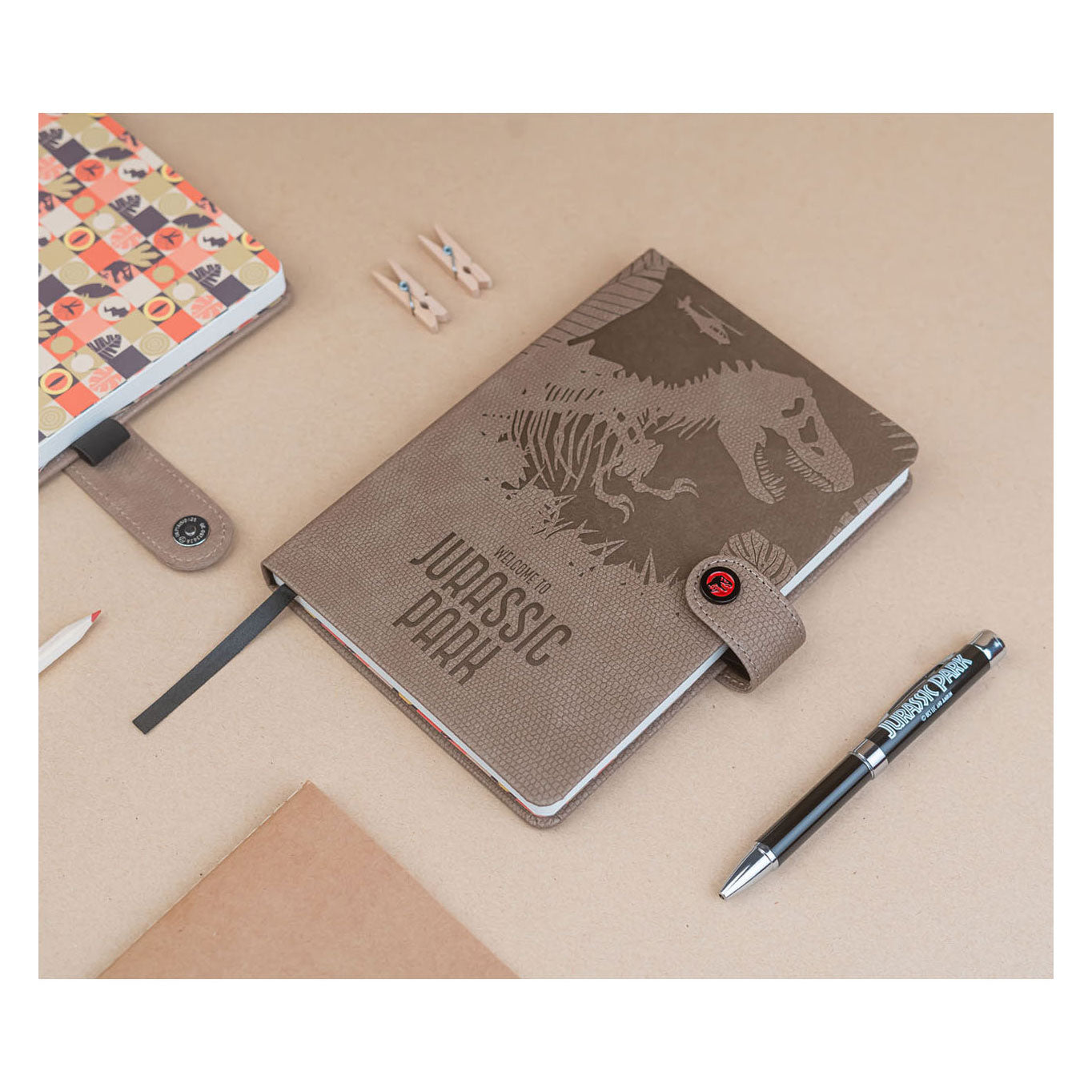 Cahier premium A5 Jurassic Park avec stylo