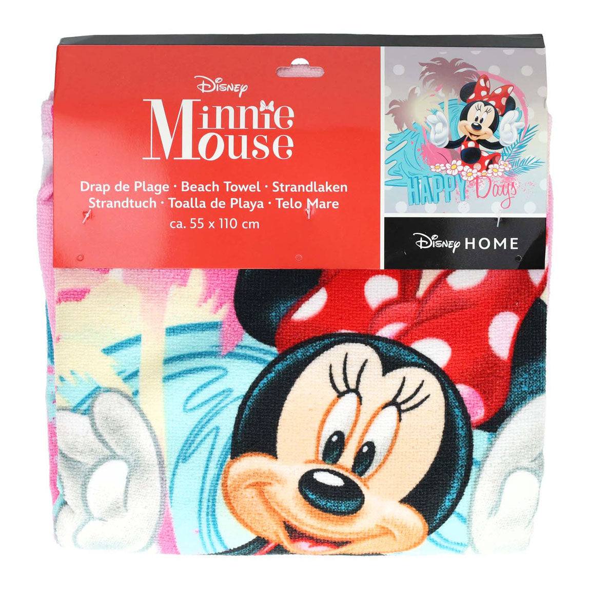 Disney serviette poncho minnie mouse 55x110cm