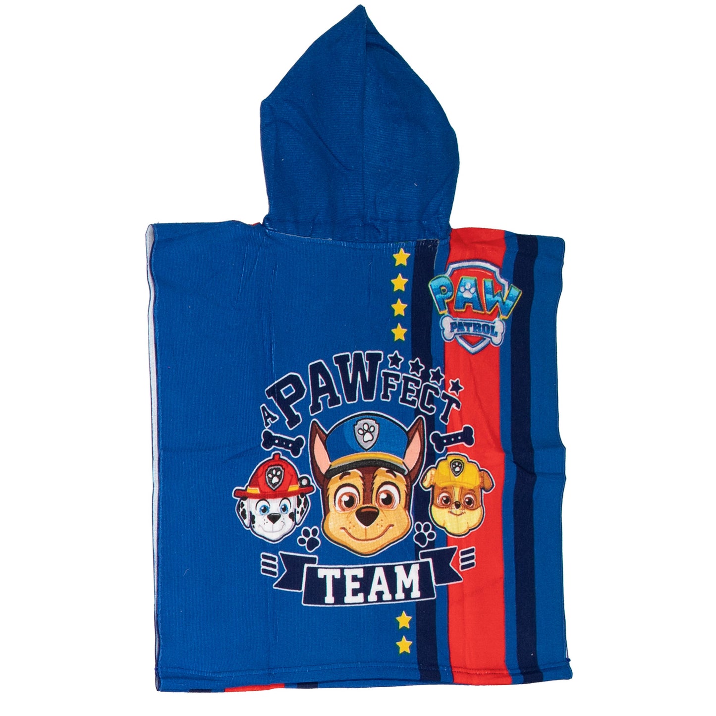 Poncho serviette Pat Patrouille 55x110cm