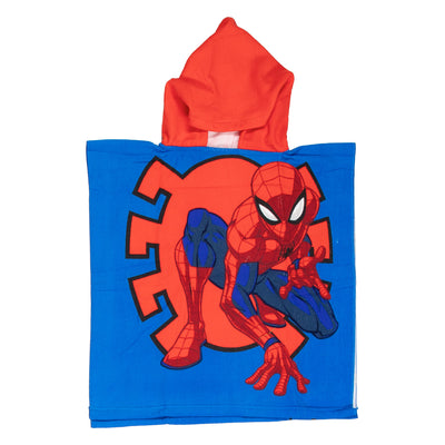 Puch serviette poncho spiderman 55x110cm