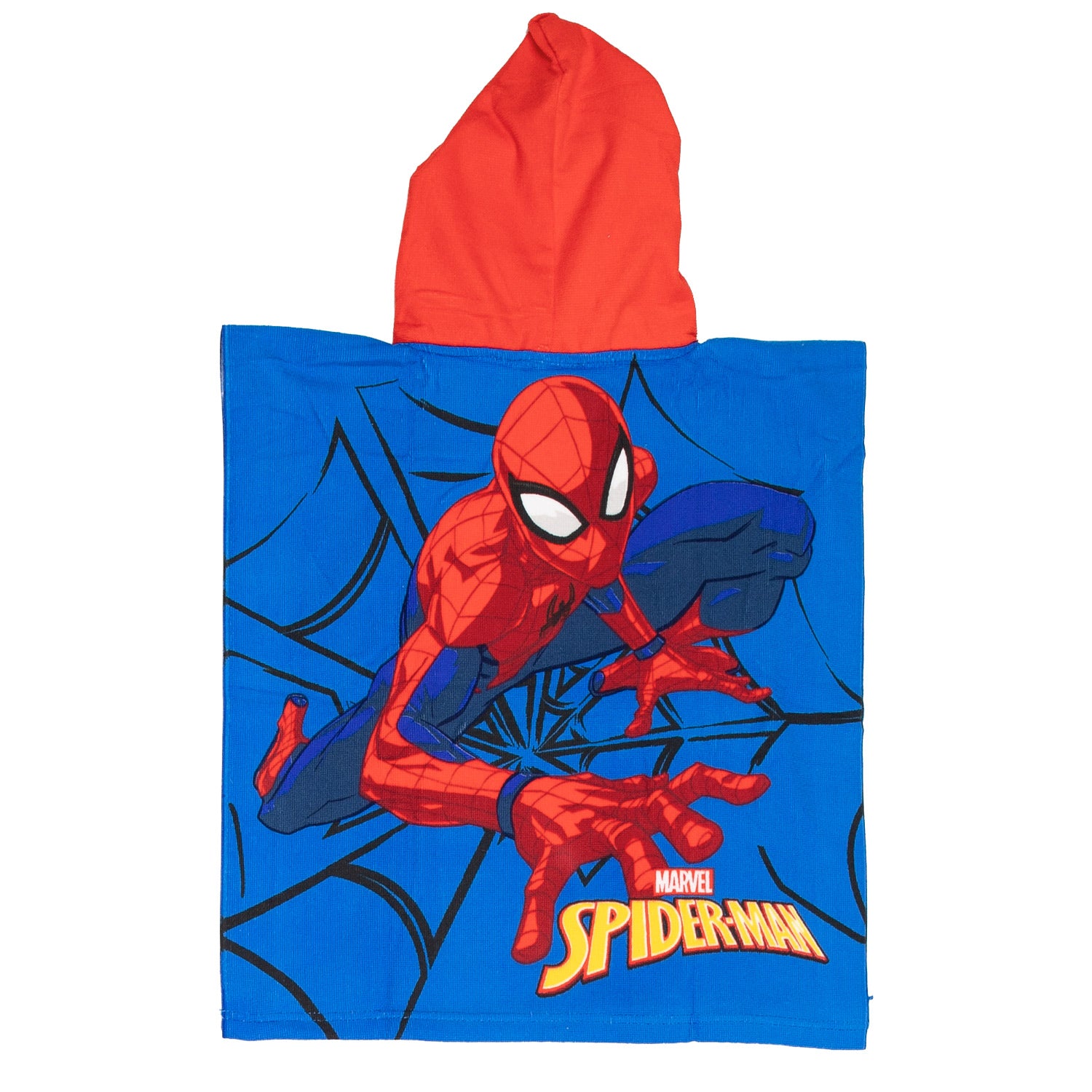 Puch serviette poncho spiderman 55x110cm