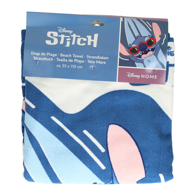 Puch serviette poncho point bleu blanc 55x110cm