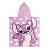 Puch serviette poncho point lilas 55x110cm