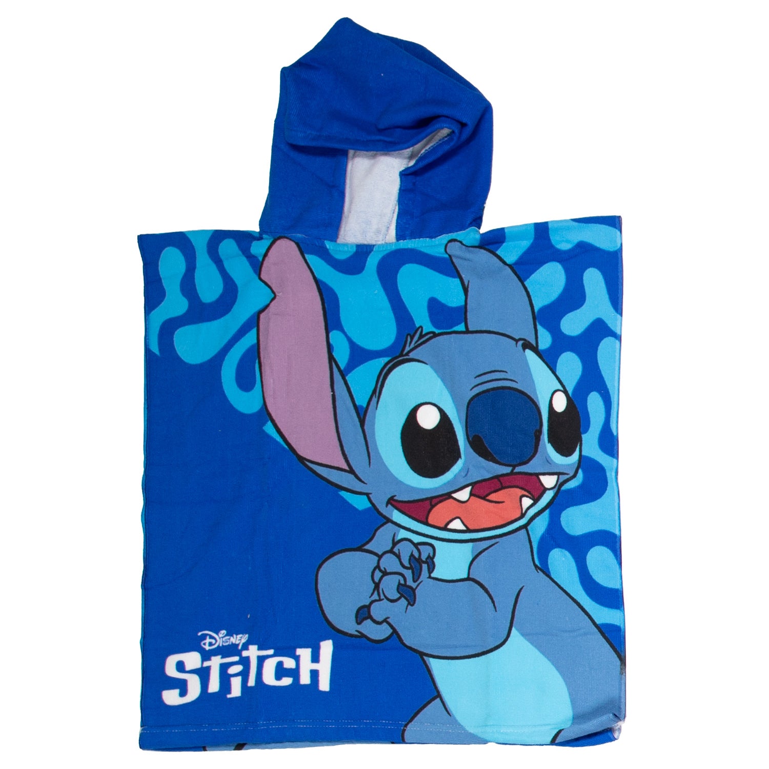 Puch serviette poncho point bleu 55x110cm