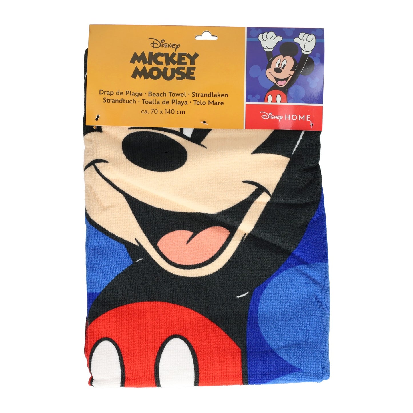 Serviette de plage Mickey Mouse, 140x70cm