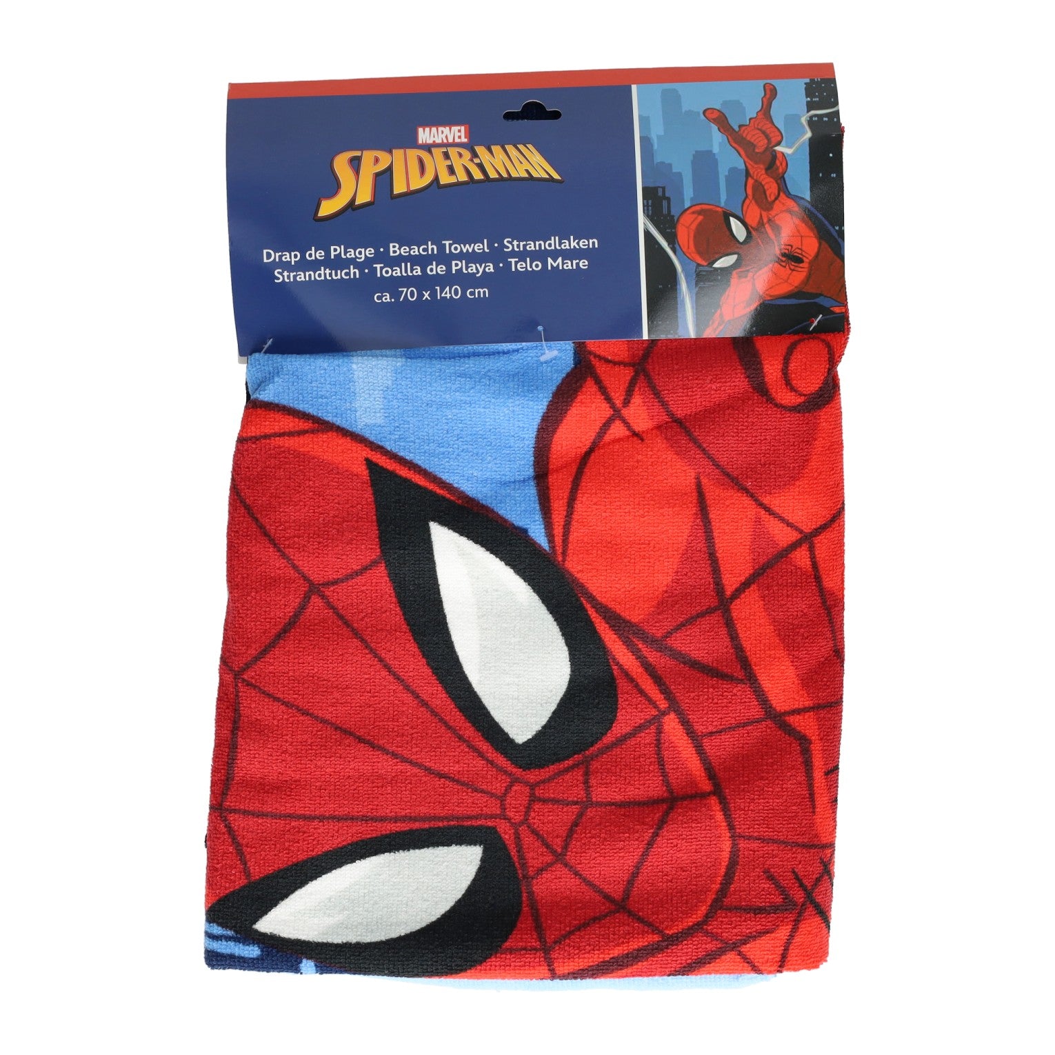 Serviette de plage Spiderman, 140x70cm