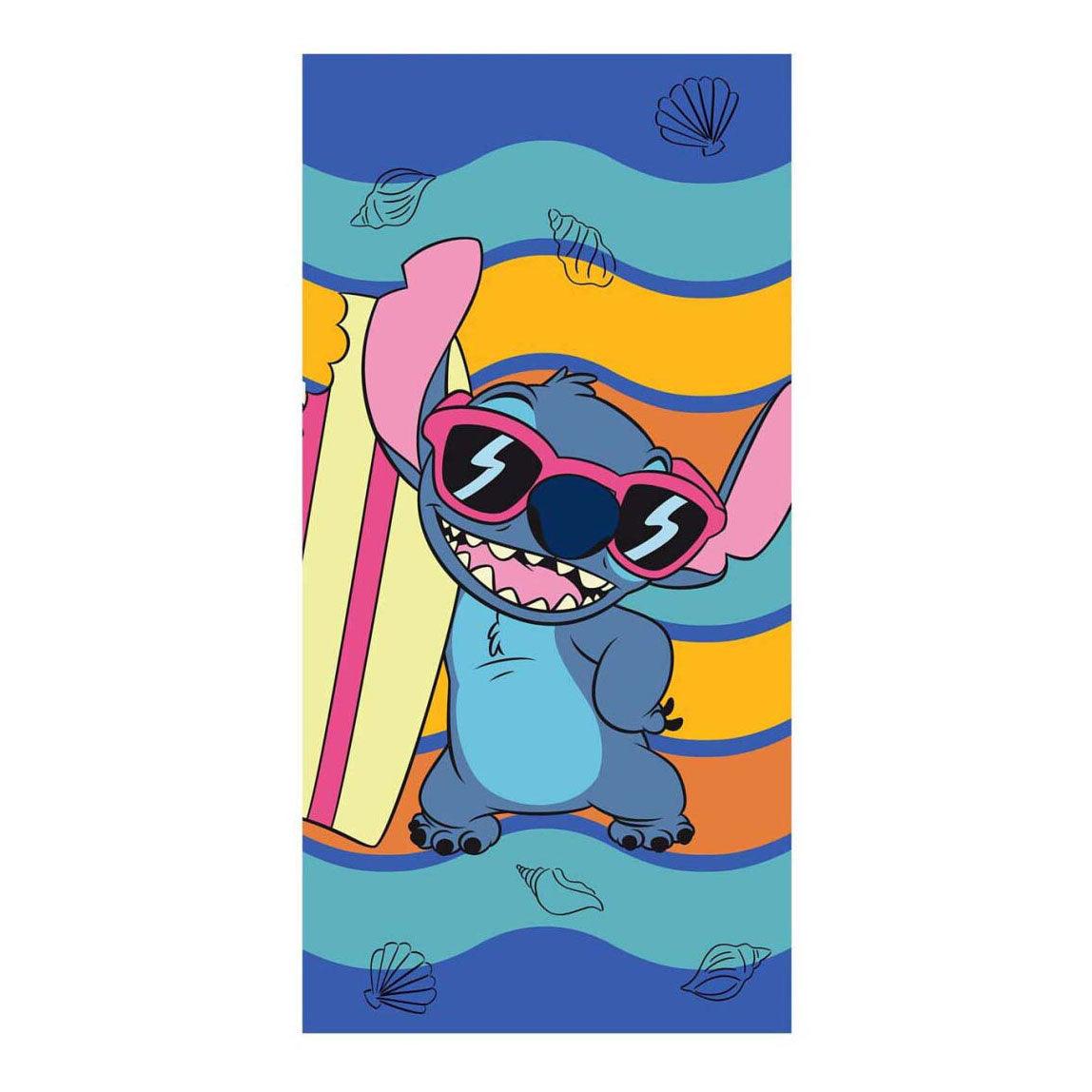 Serviette de plage au point, 140x70cm