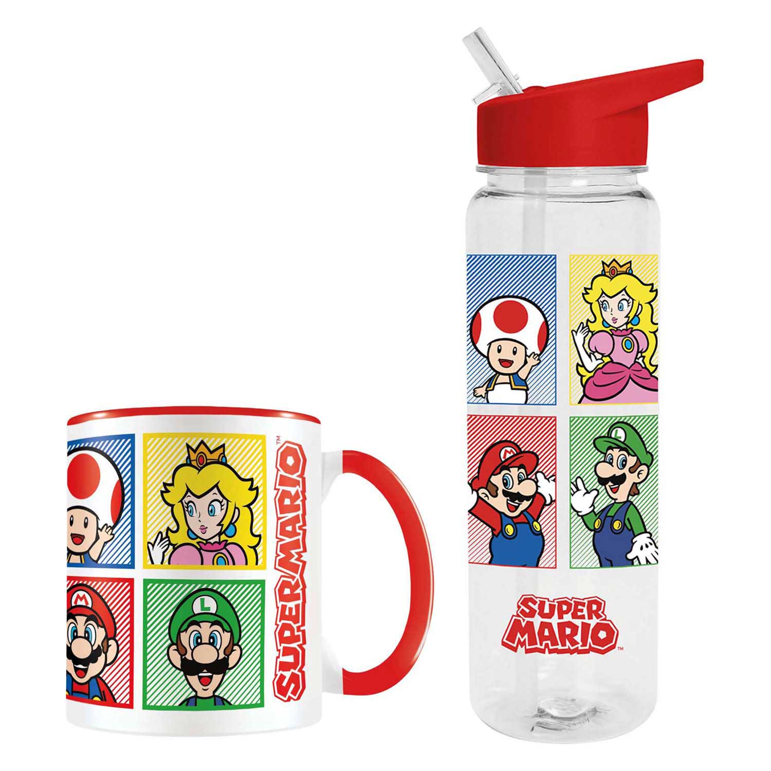 Ensemble cadeau Super Mario - tasse, tasse et aimant