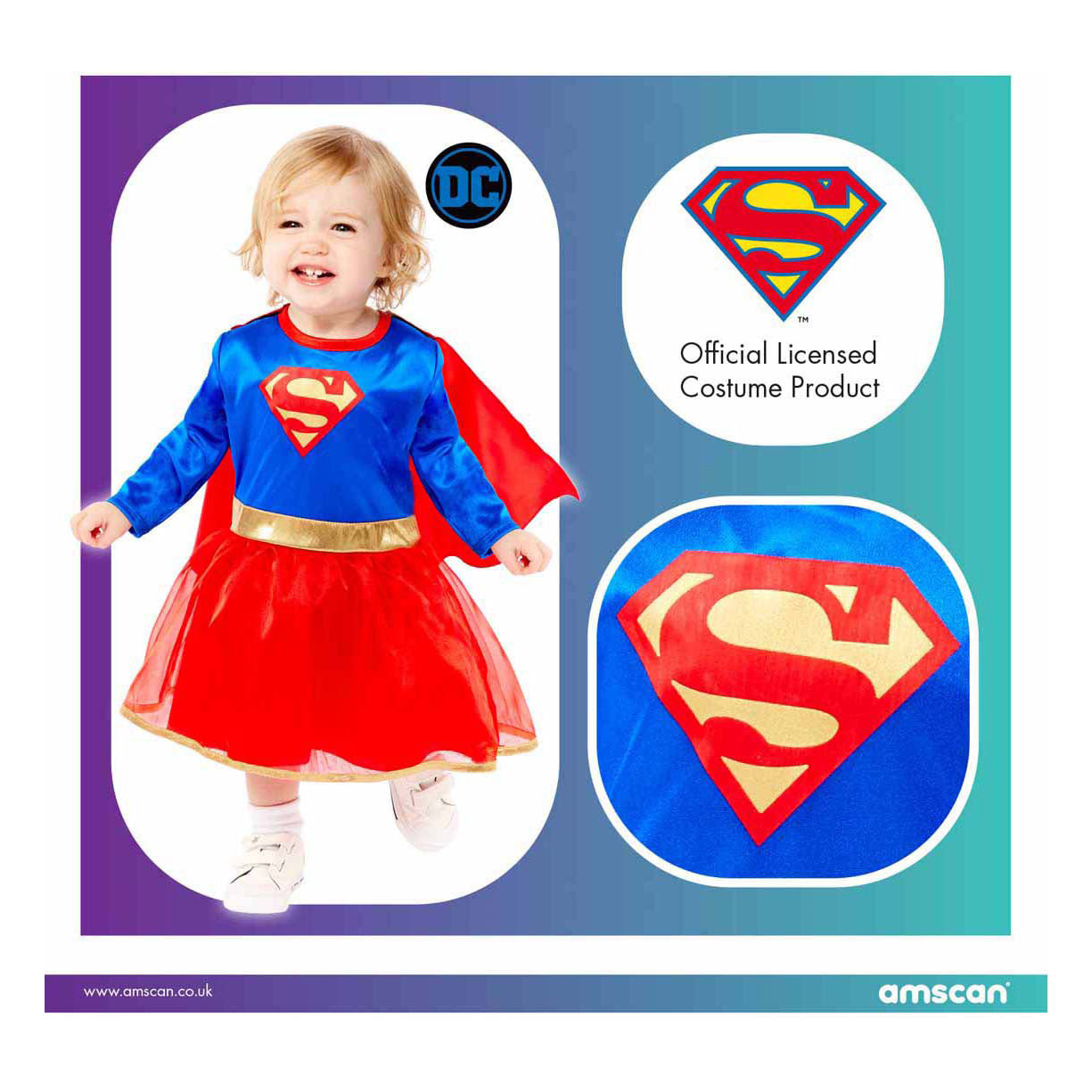 Déguisement Supergirl - 12-18 mois