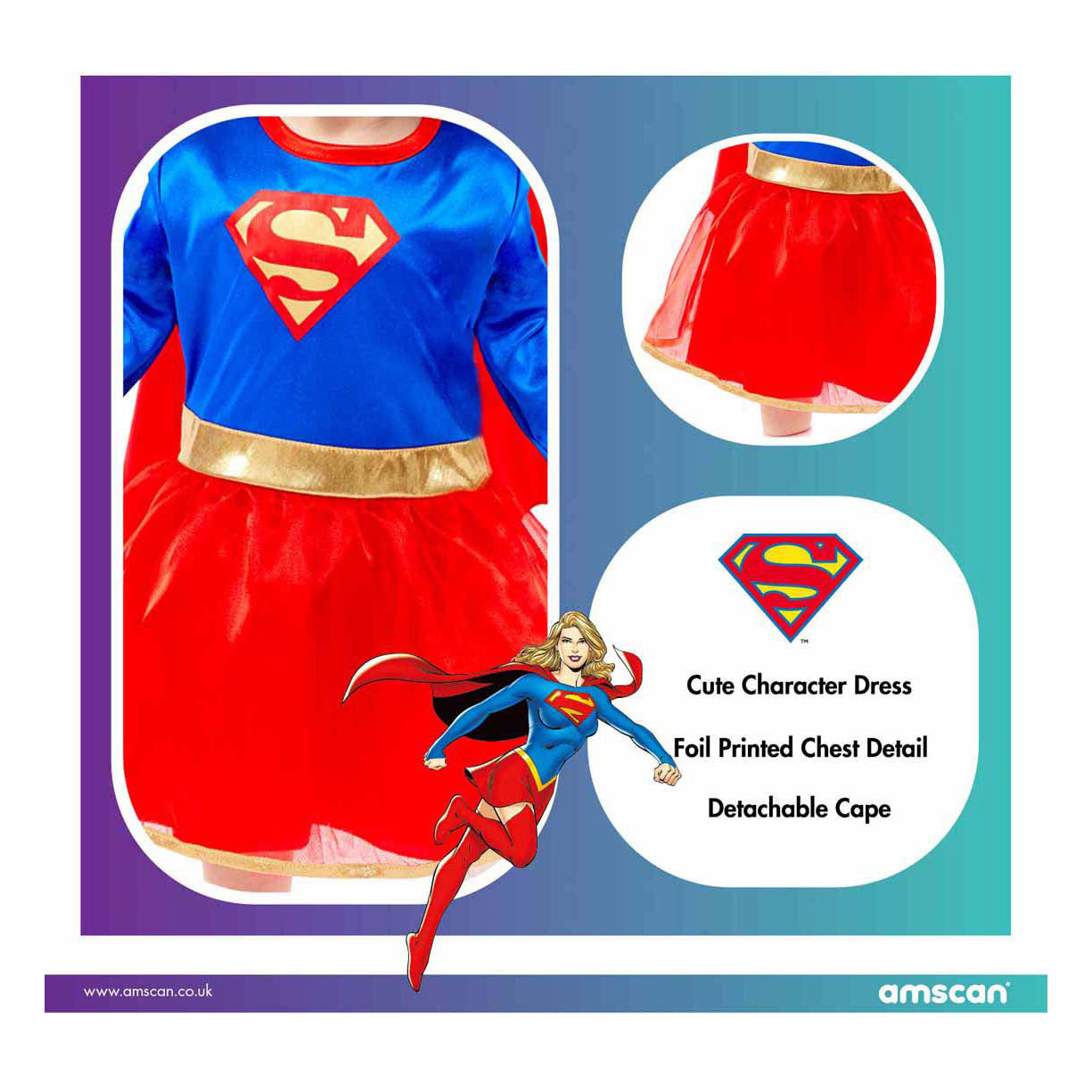 Déguisement Supergirl - 12-18 mois