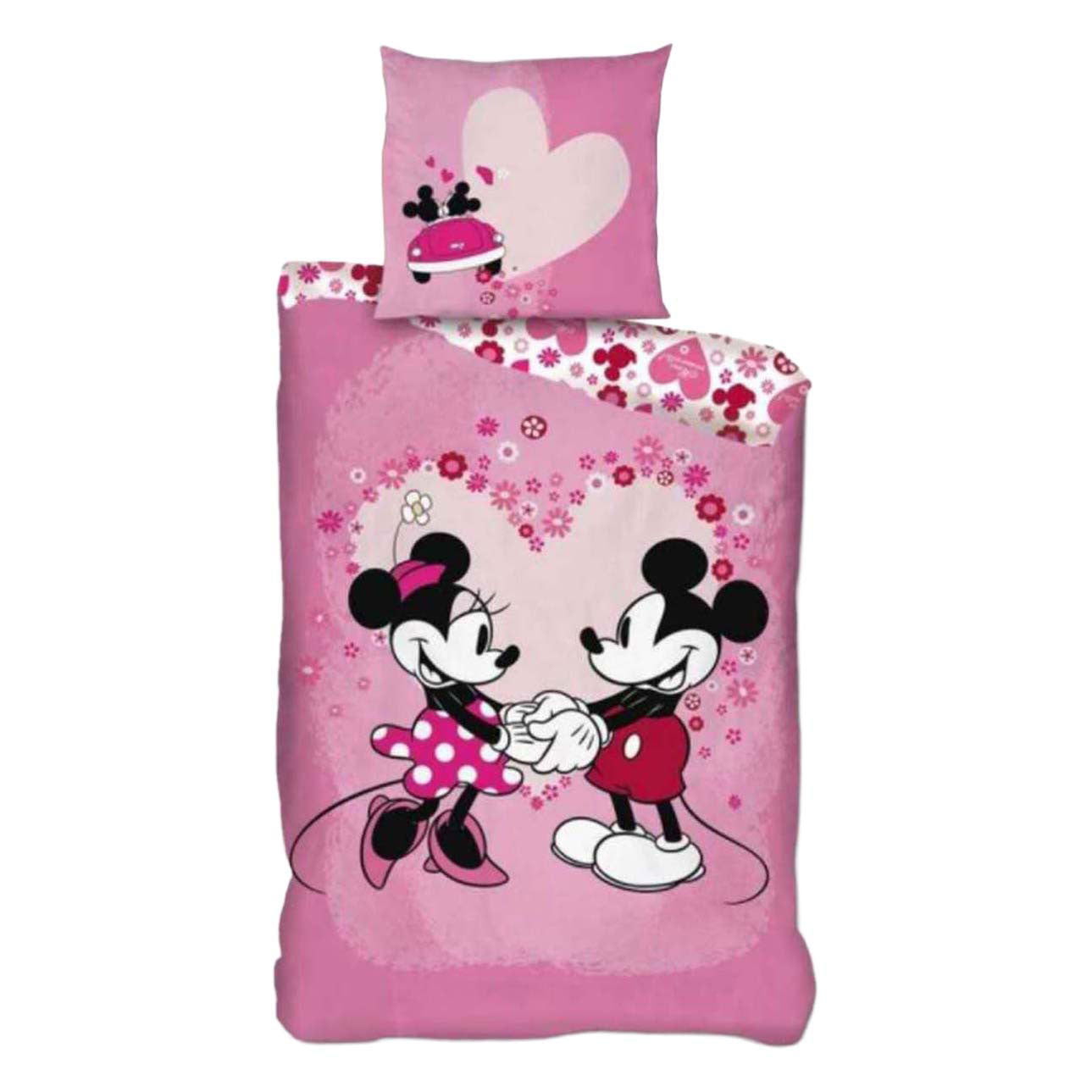 Housse de couette Mickey Minnie - 140x200 cm