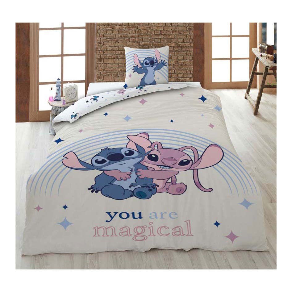 Housse de couette Stitch tu es magique - 140x200 cm