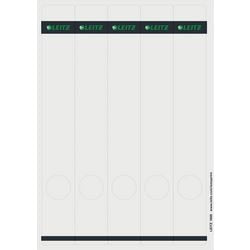 Classeur étiquettes de dos Leitz gris 125 feuilles de papier