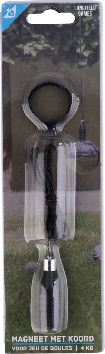 Jeu de boules aimanté Engelhart avec cordon – lève-boules jusqu'à 4 kg – ramasseur de boules de pétanque – longfield