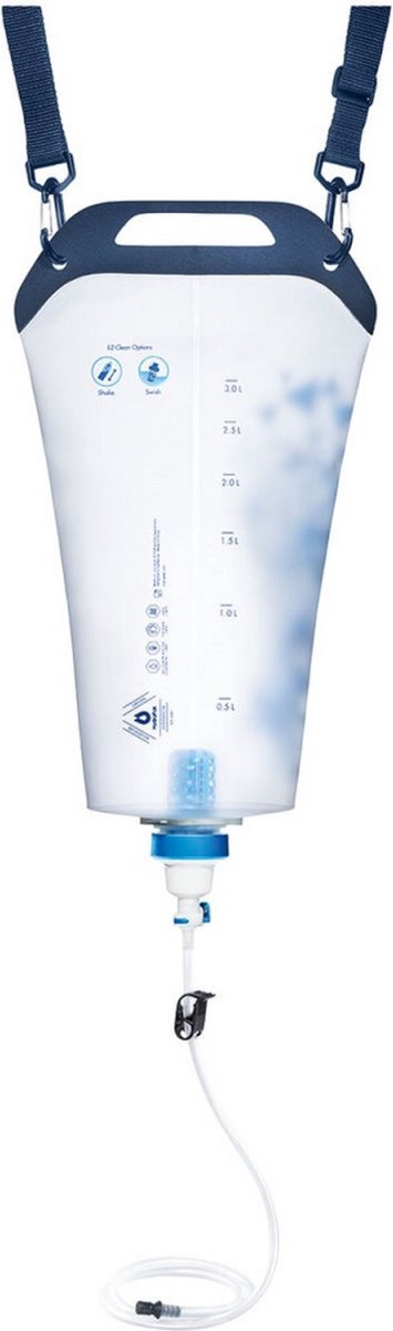 Katadyn filtre à eau befree 3l - purificateur d'eau portable - filtre à eau - extérieur, voyage en camping - réservoir d'eau - filtre à eau pliable