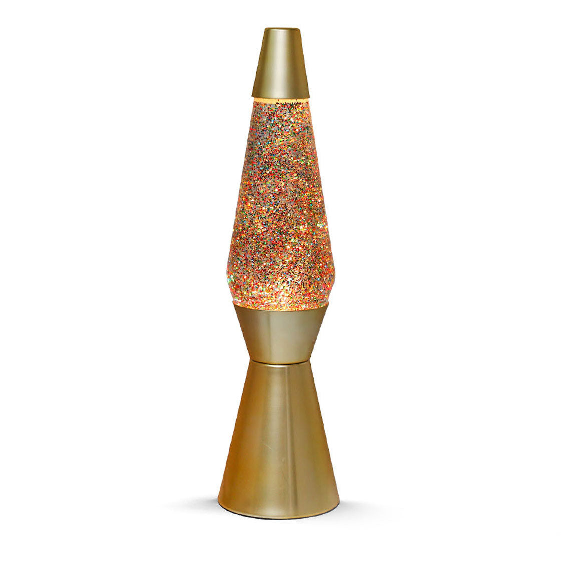 Paillettes en or lavalamp, 40 cm