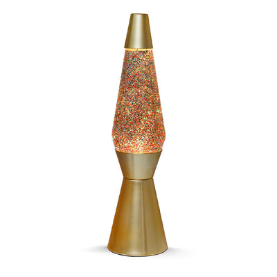Paillettes en or lavalamp, 40 cm