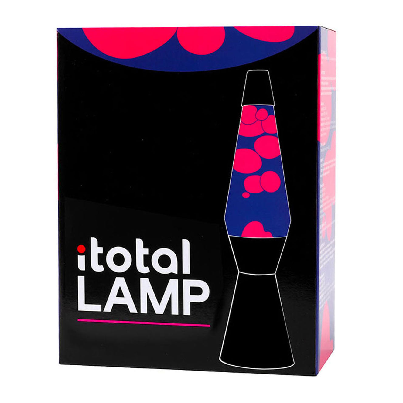 Lavalamp noir violet, 40 cm