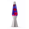 Lavalamp Silver Red Purple, 40 cm
