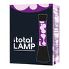 Lavalamp noir violet blanc, 40 cm