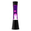 Lavalamp noir violet blanc, 40 cm