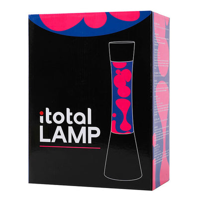 Lavalamp noir rose violet, 40 cm