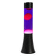 Lavalamp noir rose violet, 30 cm