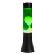 Lavalamp noir vert blanc, 30 cm