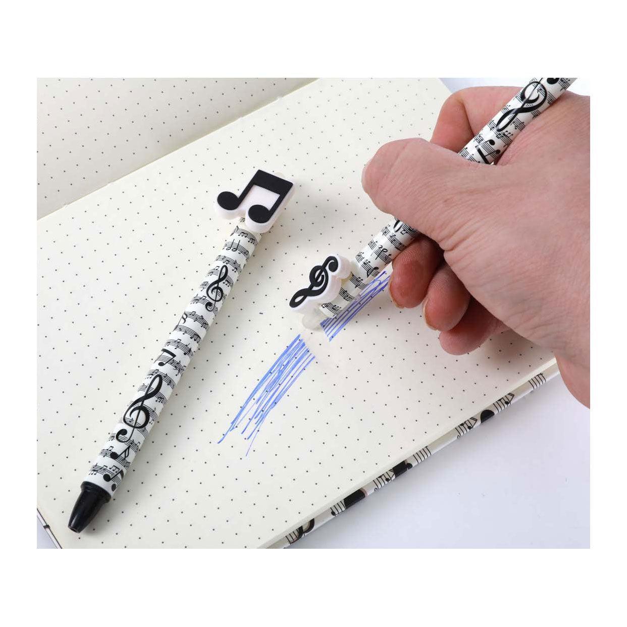 Musique de stylo à bille effacée itotal
