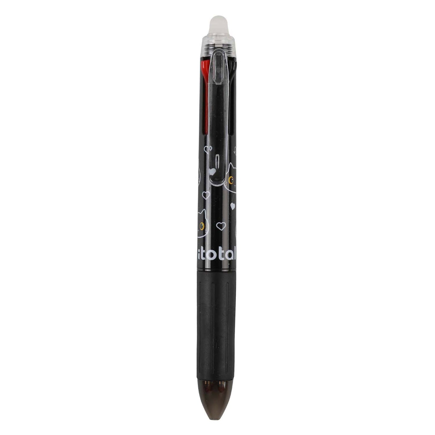 Itotal 4in1 Excertable Multi-Colors Pen Black Cat
