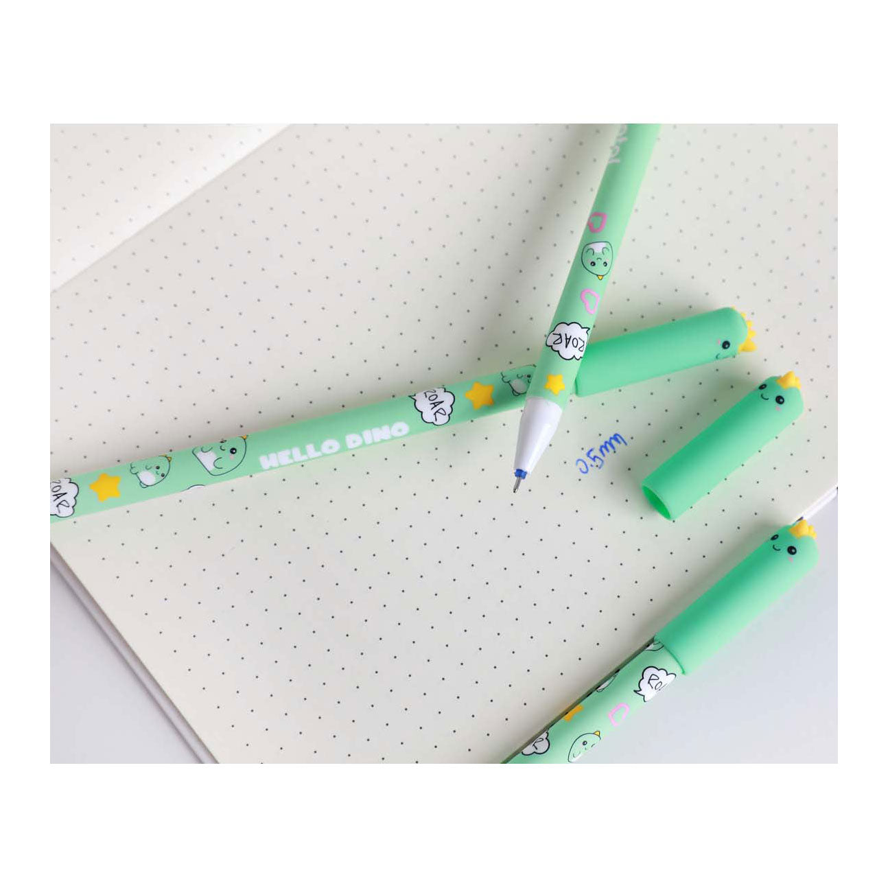 Stylo à bille excès itotal avec dop bonjour dino
