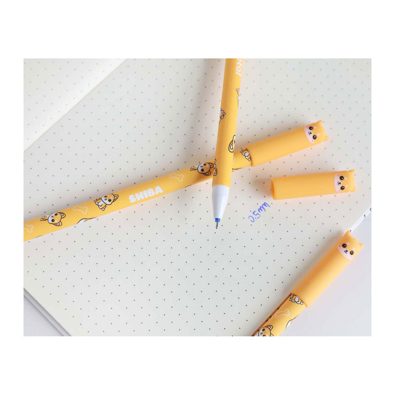 Stylo à bille effacé itotal avec Cap Shiba