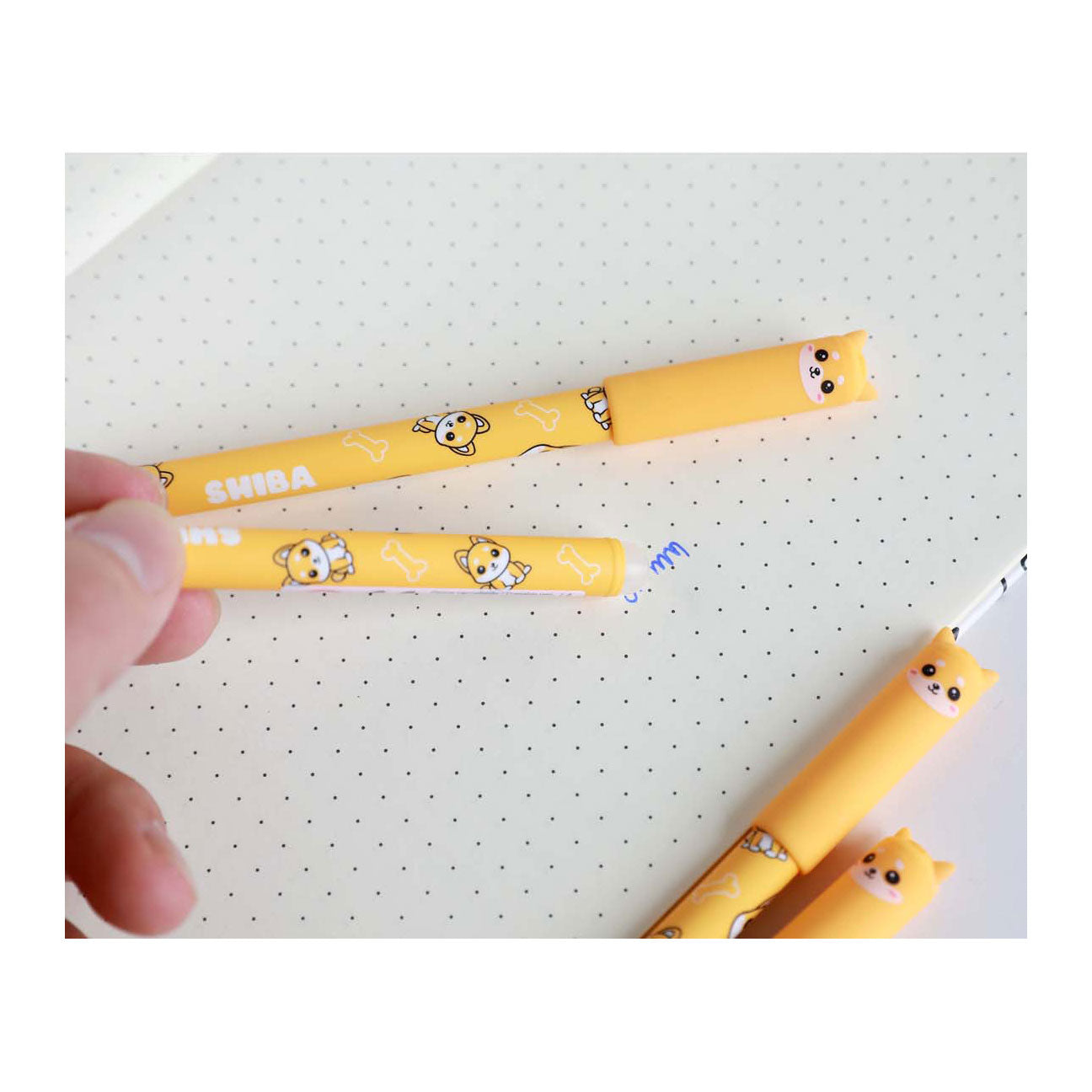 Stylo à bille effacé itotal avec Cap Shiba