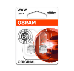 Osram w5w - 5w - w2.1x9.5d - noir -