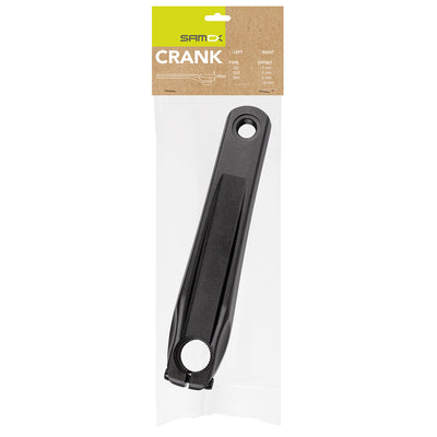 Shimano Crank à droite SML Shimano E6100 E7000 E8000 Black 175 mm