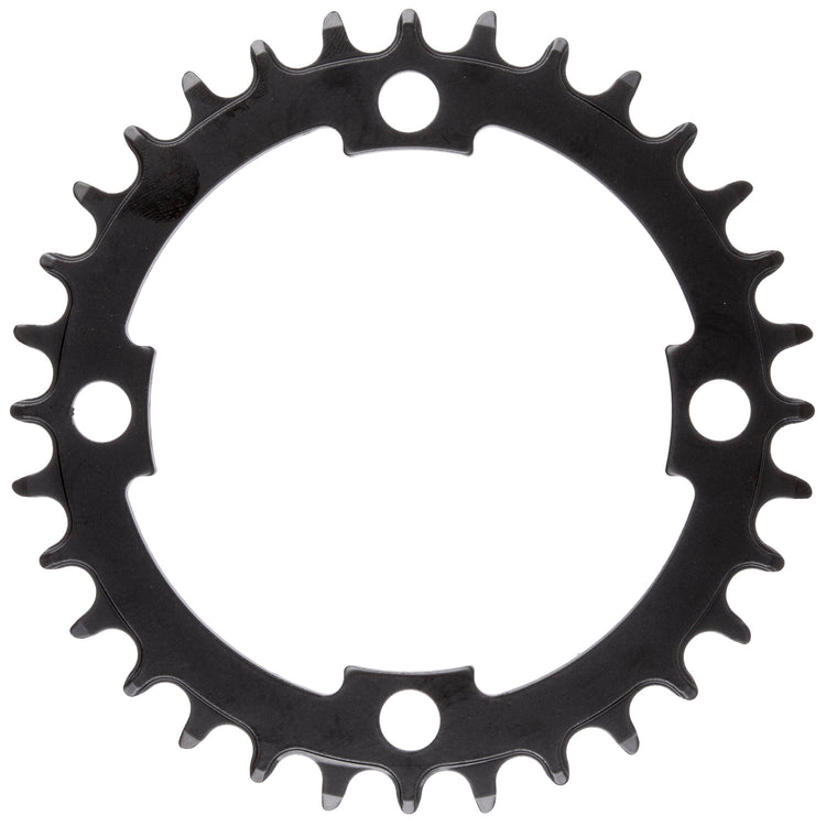 Plateau de vélo électrique Samox à roulement en laiton NW 38T BCD 104 mm. 1 2x3 32 et 11 128 acier noir