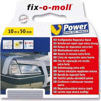 Ruban gaffer Fix-o-moll gris 10mx50mm