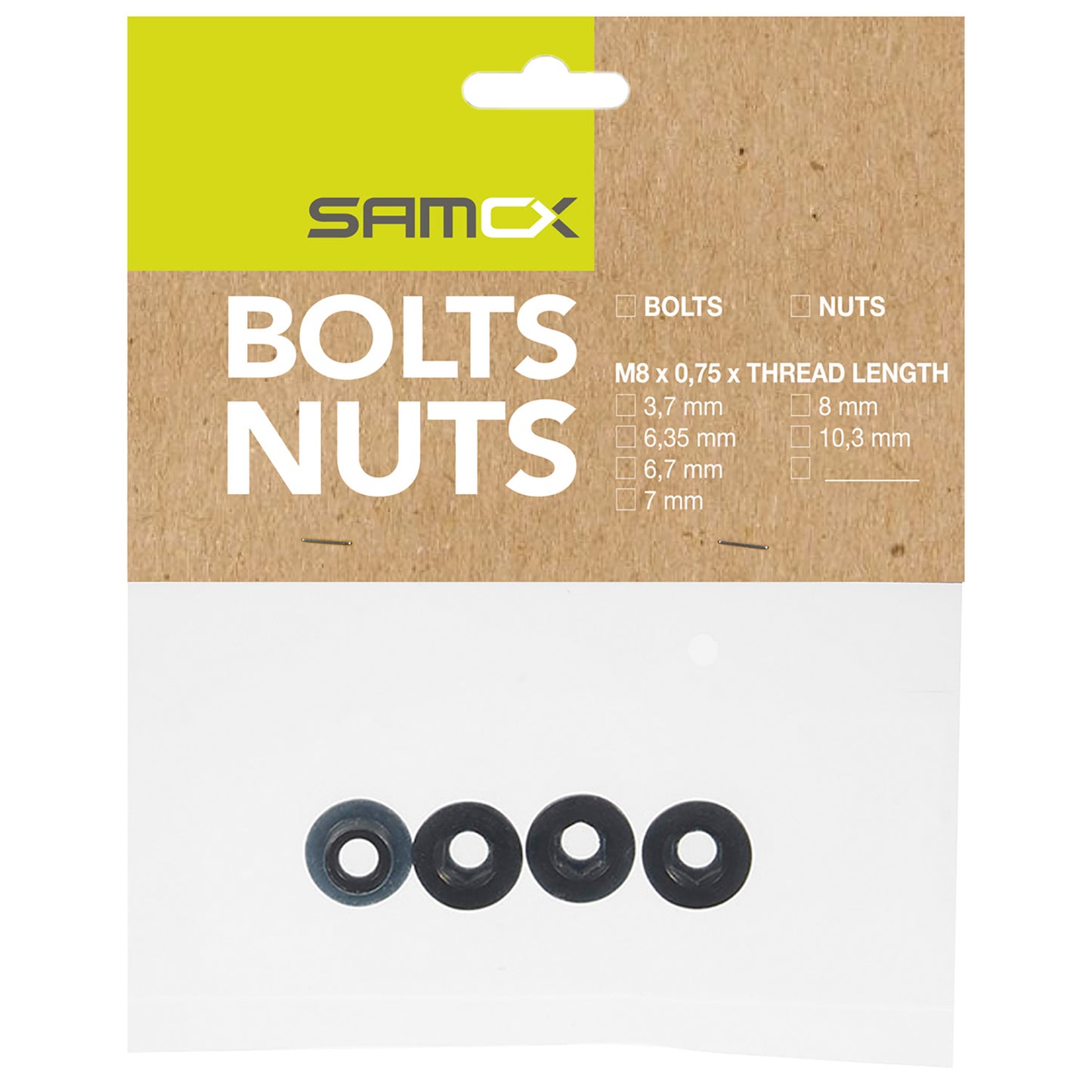 Boulons de plateau Samox PD-RB