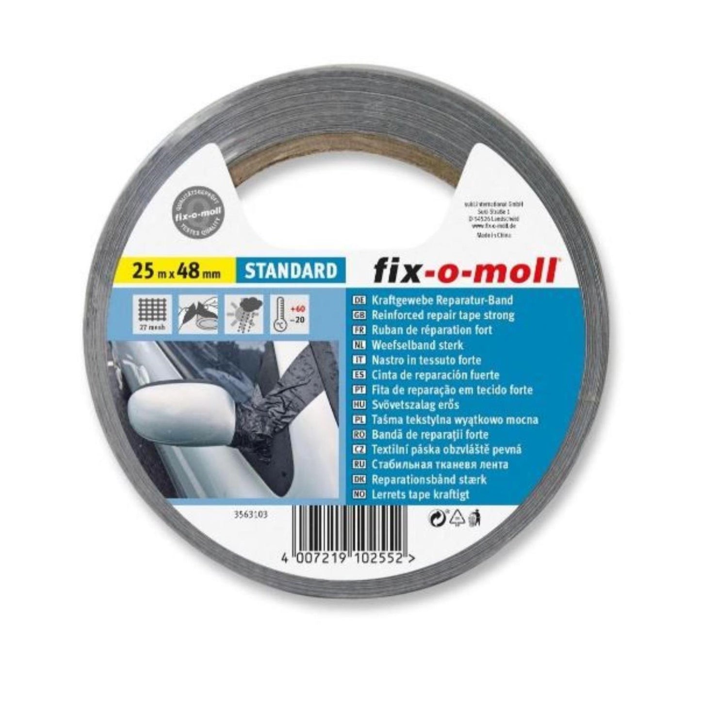 Bande de puissance universelle Fix-o-moll 25mtrx48mm