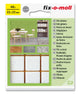 Planeur en feutre Fix-o-moll ø22mm 48pcs. blanc