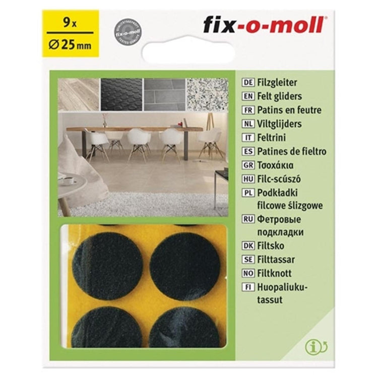 Planeur en feutre Fix-o-moll ø25mm marron
