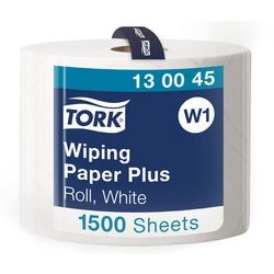 Papier nettoyant Tork 130045 blanc w1