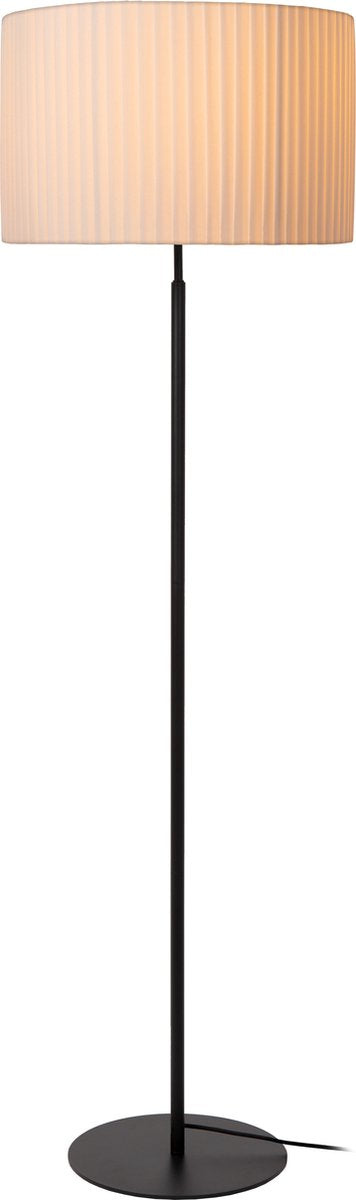 Lucide Fold - lampadaire - ø 45 cm - 1xe27 - blanc - japandi