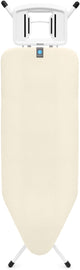 Brabantia planche à repasser c - pour fer - 124x45 cm - écru