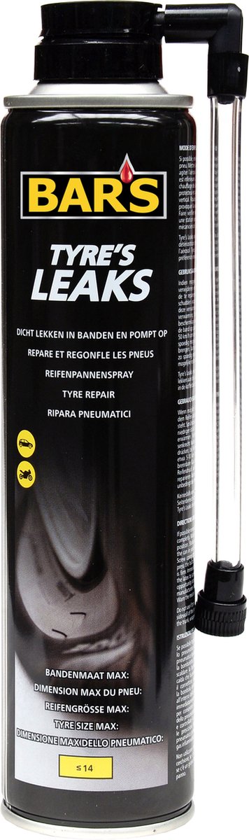 Fuite de pneu réparation pneu BAR'S 300ml