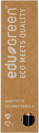 EDU3 crayons de couleur jumbo Edu3, remplissage de 5 mm, noir, 10 pièces 1 boîte