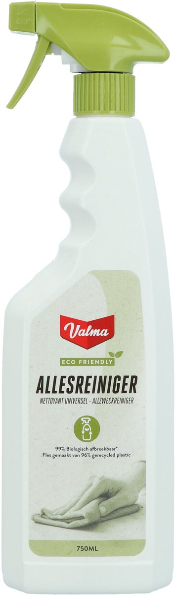 Spray nettoyant tout usage écologique Valma - prêt à l'emploi - parfum d'eucalyptus citronné - 750 ml