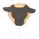 De tjalle et jaspe - applique mouton - bois