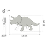 De Tjalle et Jasper - applique dinosaure triceratops - bois - afbeelding 3