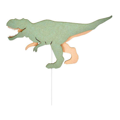 De tjalle et jaspe - applique dino t-rex - bois